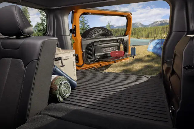 Jeep Wrangler JL Tailgate Table, Black Steel, 25 lb