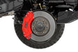 Rough Country Caliper Covers, Front and Rear, Red, Toyota Tacoma 2WD/4WD SR SR5 & Prerunner (2024-2025)