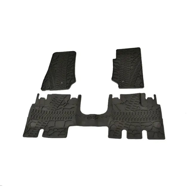 All-Weather Floor Mats, 3-Piece, Dark Slate Gray