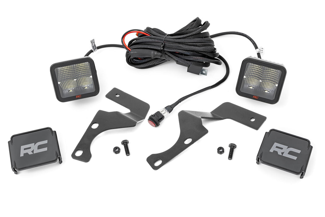 LED Light Kit - Ditch Mount - 2 inch Spectrum Spot Pair - Toyota 4Runner (10-24)