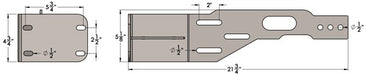 Cherokee Front Bumper Brackets Dimensions