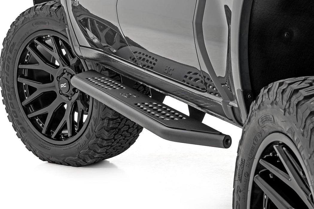 Rough Country OV2 Running Boards - Side Step Bars - Crew Cab | Chevy/GMC 1500/2500HD (19-25 &amp; Classic)