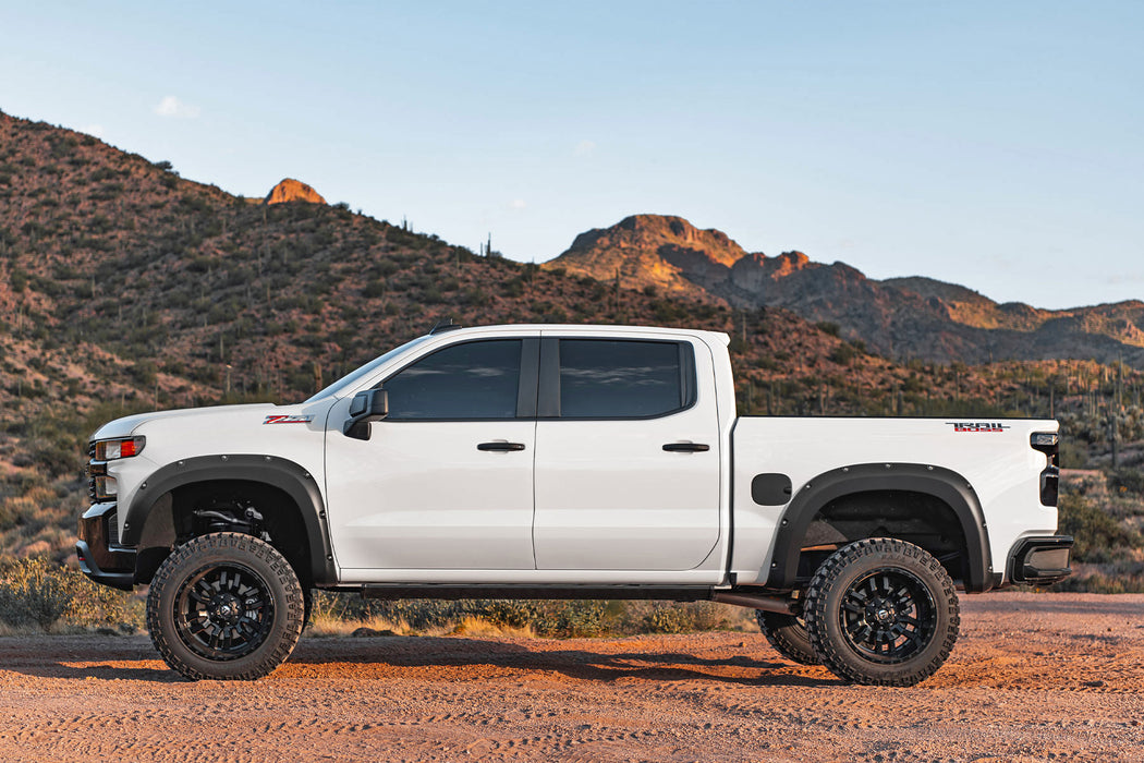 Rough Country Pocket Fender Flares - GPA Graphite | Chevy Silverado 1500 2WD/4WD (22-25)