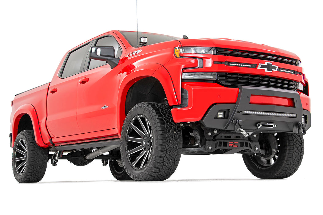 Rough Country Fender Flares - SF1 - GJV Riptide Blue | Chevy Silverado 1500 2WD/4WD (2019-2025 &amp; Classic)