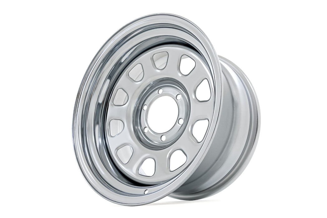 Rough Country Steel Wheel/Chrome/16x8/6x5.5/4.25 Bore/-12