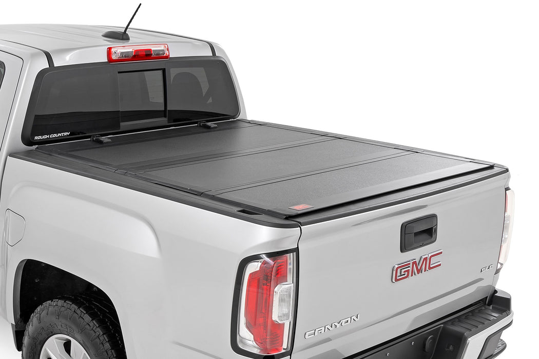 Hard Tri-Fold Flip Up Bed Cover - 6' Bed - Chevy/GMC Canyon/Colorado (15-24)