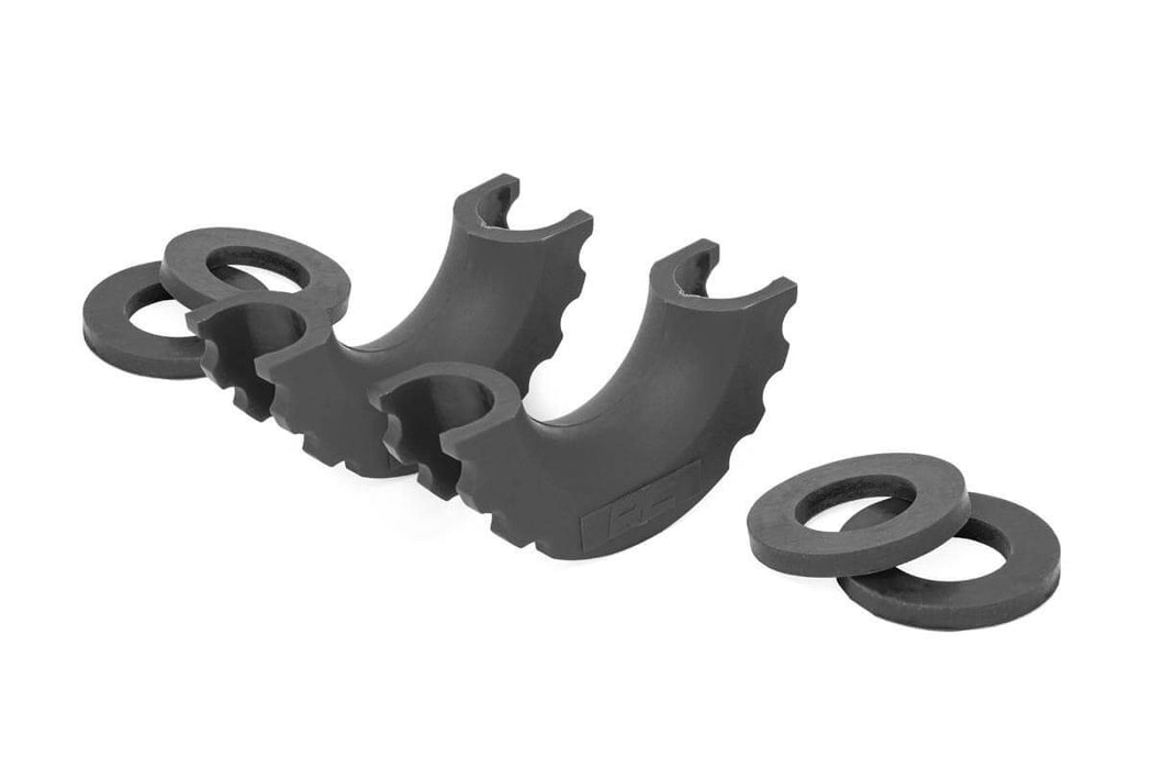 Rough Country D-Ring Isolator Kit - Pair - Black