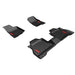 All-Weather Floor Mats, 4-Piece, Black, Red Jeep Logo