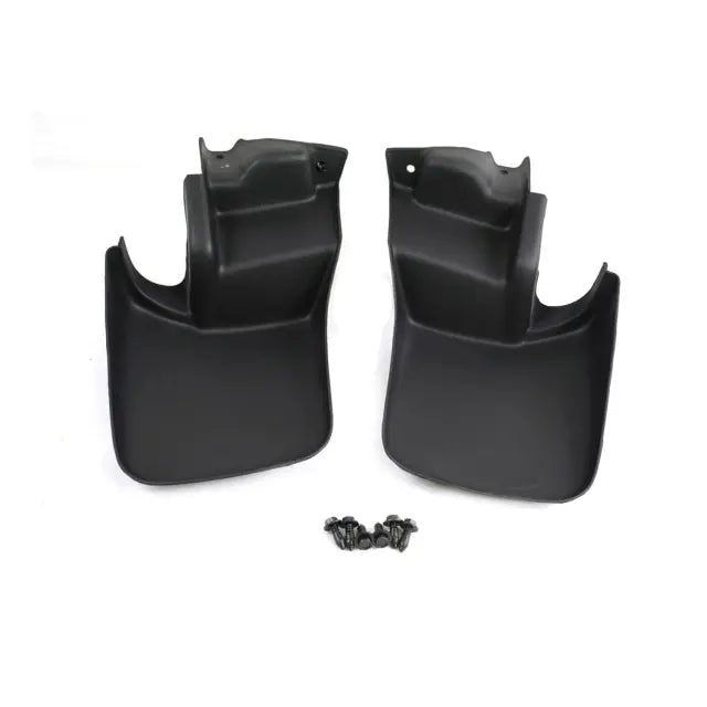 Molded Splash Guards, Rear, Black with Jeep Logo