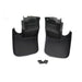 Molded Splash Guards, Rear, Black with Jeep Logo