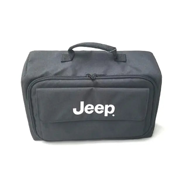 Storage Bag with Zipper Access, Black with Jeep Logo