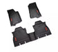 Jeep Wrangler JL 4-Door All-Weather Floor Mats, Gas, Black
