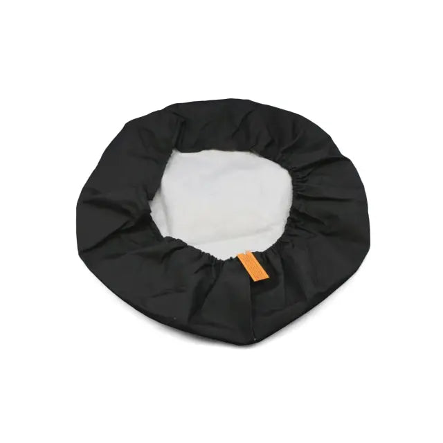 Spare Tire Cover, Black Jeep Logo on Black Denim