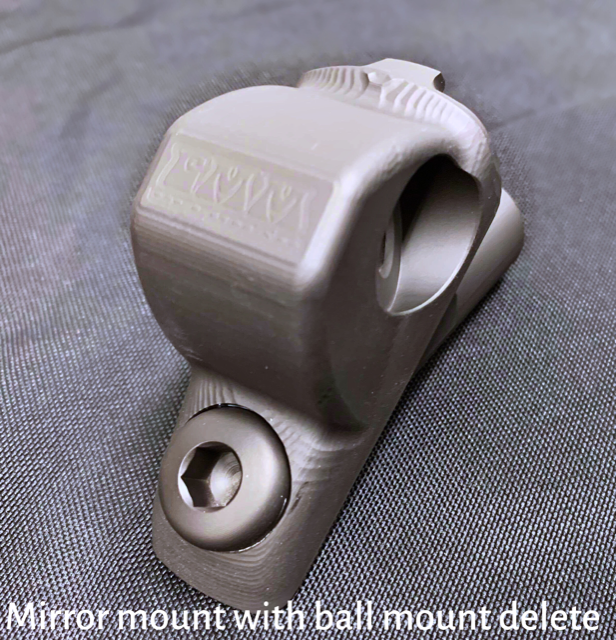 A-Pillar Side Mirror with Base Mount,  Driver OR Passenger Side - fits 2024 JL/JLU