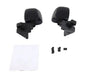 Jeep Wrangler Doors-Off Exterior Mirrors Kit, Black