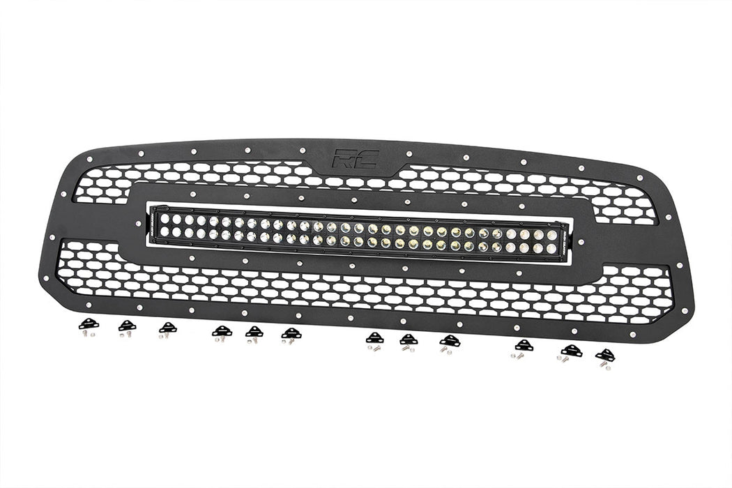 Mesh Grille - 30 inch Dual Row LED - Black - Ram 1500 2WD/4WD (2013-2018 & Classic)