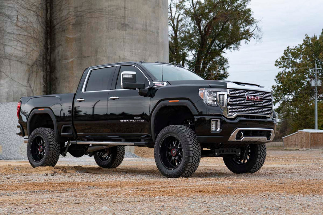 Rough Country 7 Inch Lift Kit, NTD, Vertex Shocks, w/ Overloads, Chevy/GMC 2500HD/3500HD (2020-2025), view 4