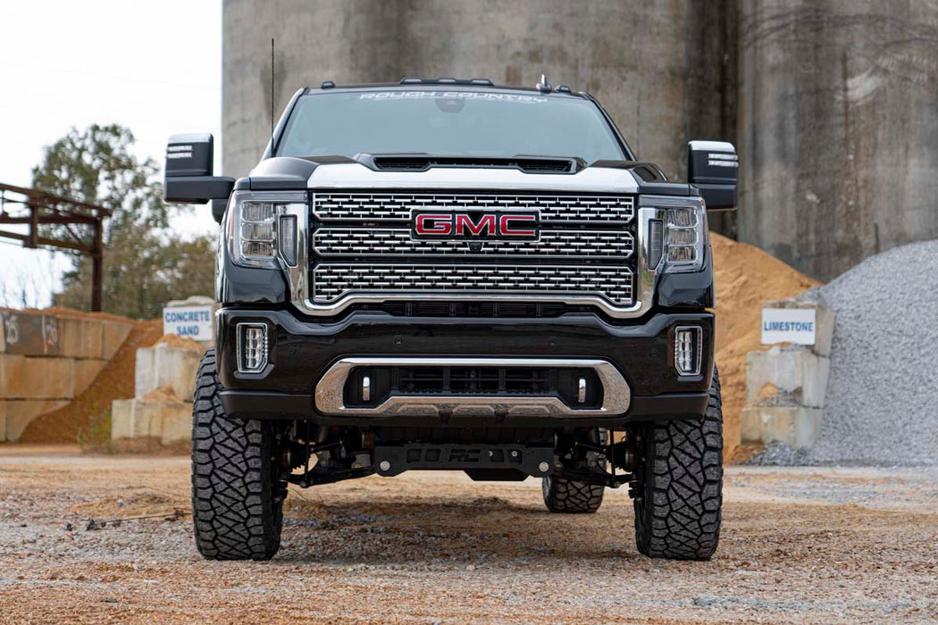 Rough Country 7 Inch Lift Kit, NTD, Vertex Shocks, w/ Overloads, Chevy/GMC 2500HD/3500HD (2020-2025), view 6