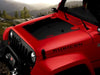 Jeep Logo Hood Graphic, Matte Black Vinyl Decal