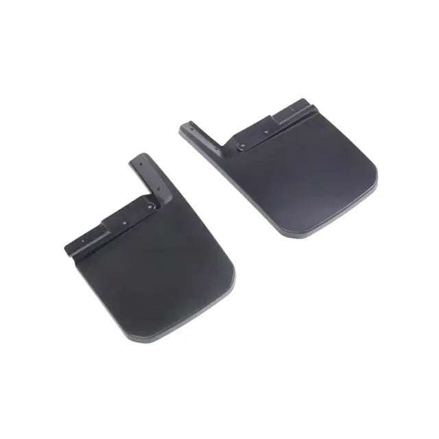 Molded Front Splash Guards, Narrow Body, Black, Set of 2
