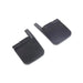 Molded Front Splash Guards, Narrow Body, Black, Set of 2