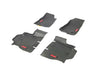 Jeep Wrangler JL 4-Door All-Weather Floor Mats, Gas, Black