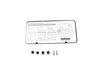 License Plate Frame, Black Stainless Steel, Slimline