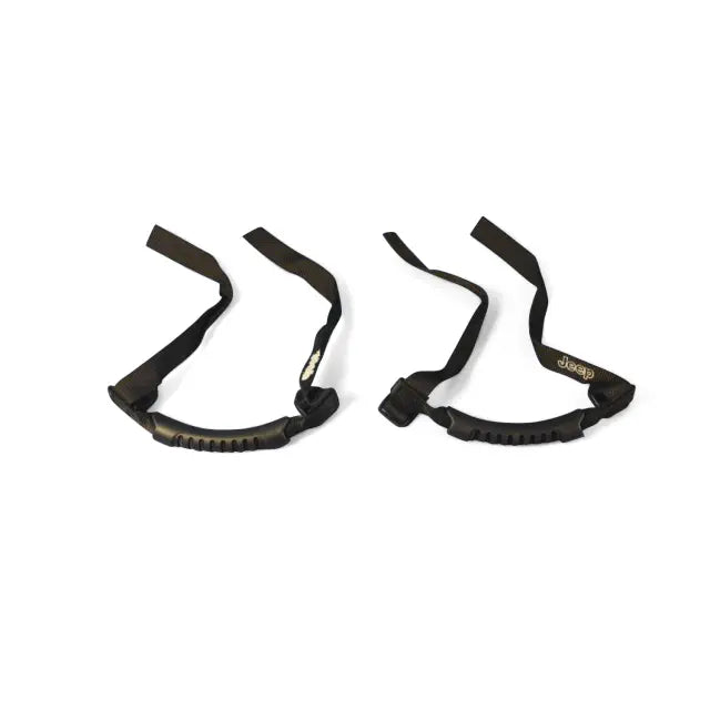 Sport Bar Grab Handles, Pair, Embroidered Jeep Logo