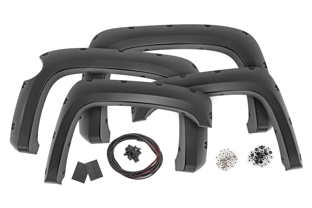 Rough Country Pocket Fender Flares - 5'9" Bed - GIW Graystone | Chevy Silverado 1500 (07-13)