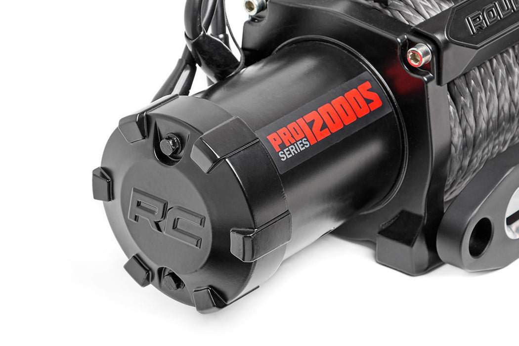 Rough Country 12000-Lb Pro Series Winch - Synthetic Rope