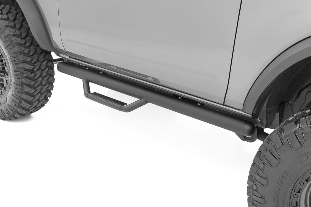 Rough Country Nerf Steps - Wheel to Wheel - 2 Door | Ford Bronco (2 Door) 4WD (2021-2026)