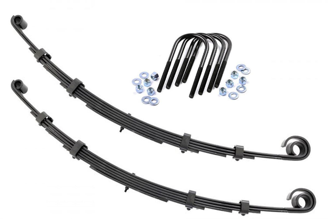 Rough Country Front Leaf Springs, 2.5" Lift, Pair, Jeep CJ5/CJ7 5 4WD (1976-1983)