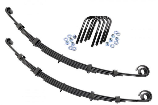 Rough Country Front Leaf Springs, 2.5" Lift, Pair, Jeep CJ5/CJ7 5 4WD (1976-1983)