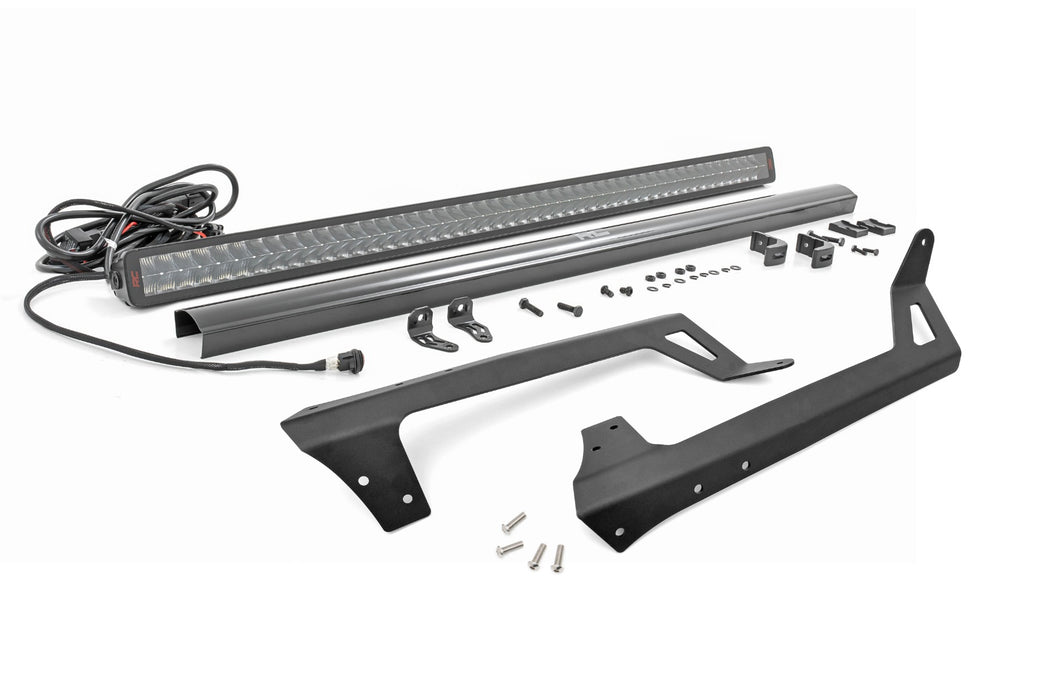 LED Light Kit - Windshield - 50 inch Spectrum Dual Row - Jeep Wrangler JK/Wrangler Unlimited (07-18)