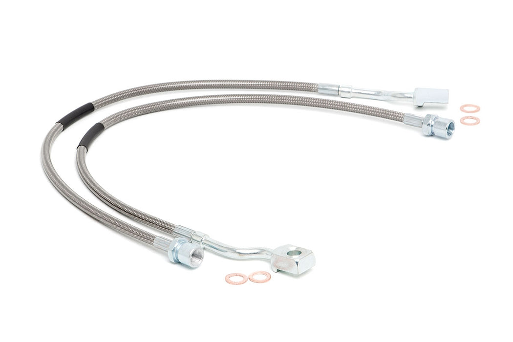 Rough Country Brakes Lines - Front | Chevy/GMC 1500/1500 SUV/2500HD/3500HD (07-19 &amp; Classic)