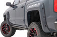 Rough Country Pocket Fender Flares, 6'7" & 8' Bed, GJI Shadow Gray, Chevy Silverado 1500 (2014-2018)/2500HD, view 2