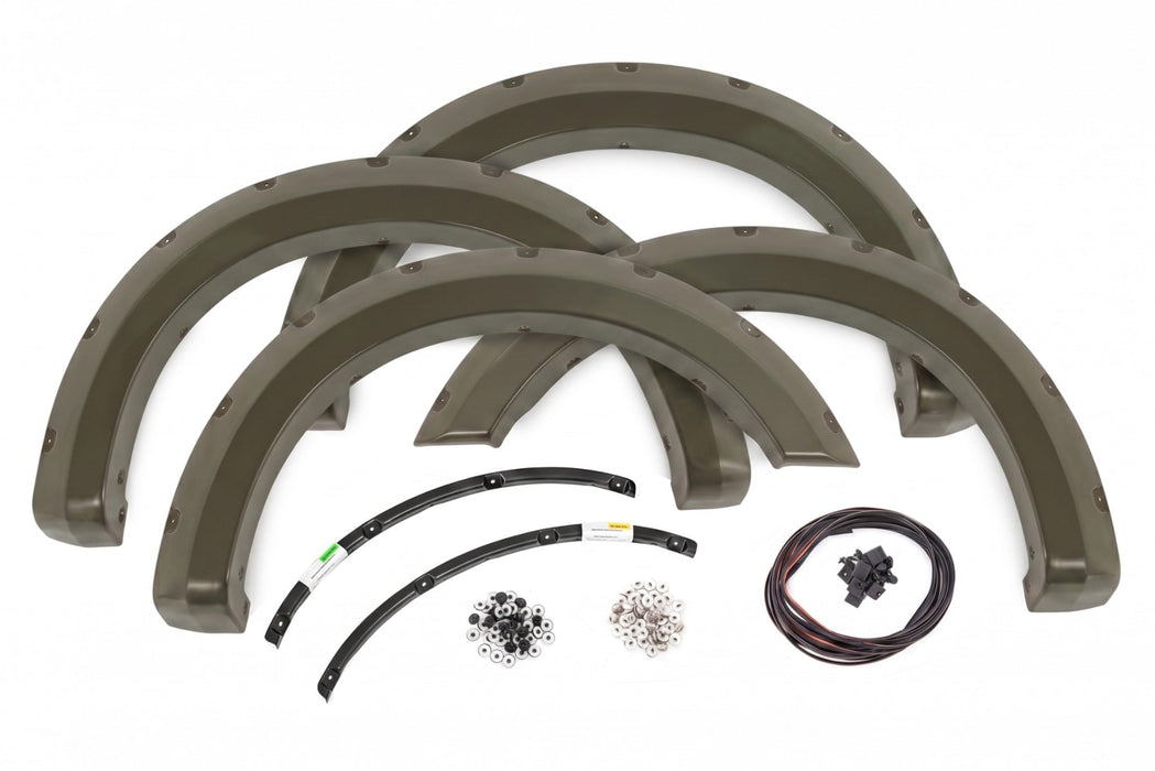 Rough Country Pocket Fender Flares, T9 Marsh Gray, Ford F-250/F-350 Super Duty (2023-2026)