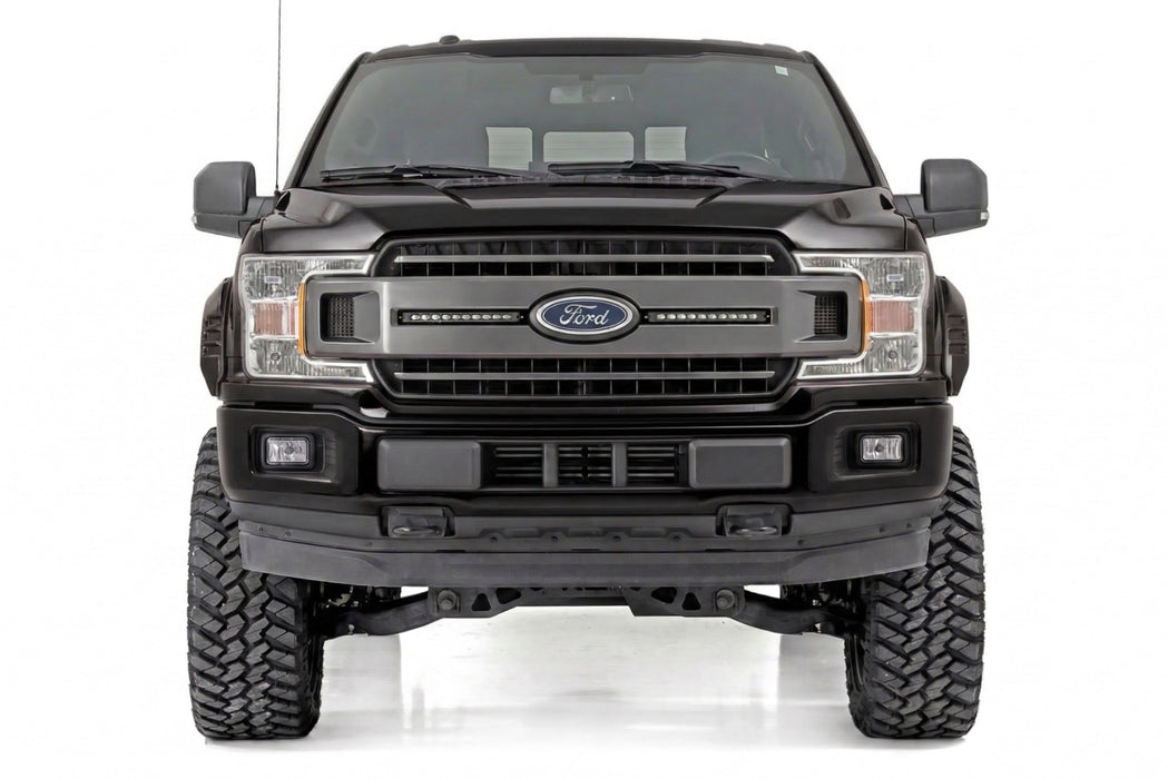 Rough Country Fender Flares, SF1, G1 Absolute Black, Ford F-150 2WD/4WD (2018-2020), view 5
