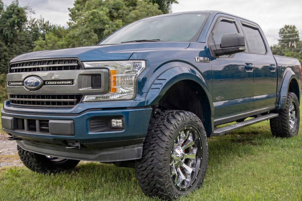 Rough Country Fender Flares, SF1, N1 Blue Jeans, Ford F-150 2WD/4WD (2018-2020), view 6