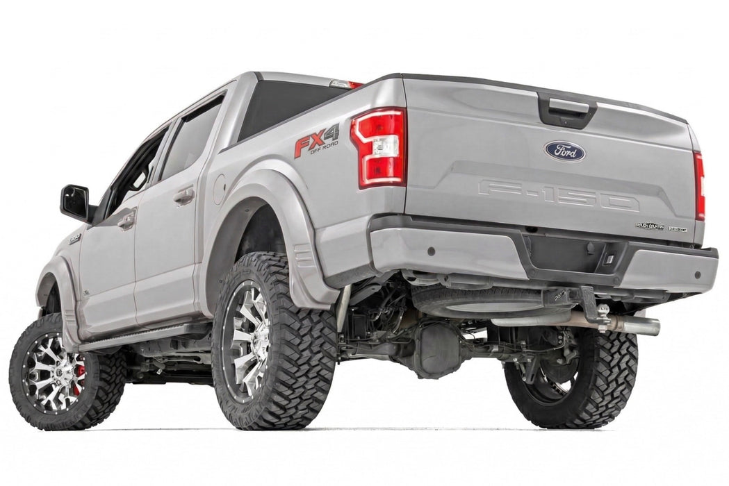Rough Country Fender Flares, SF1, UX Ingot Silver Metallic, Ford F-150 2WD/4WD (2018-2020), view 4