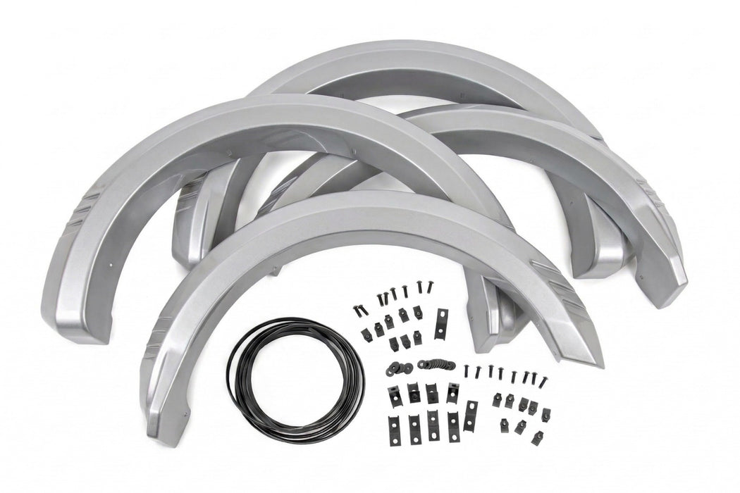 Rough Country Fender Flares, SF1, UX Ingot Silver Metallic, Ford F-150 2WD/4WD (2018-2020), view 6
