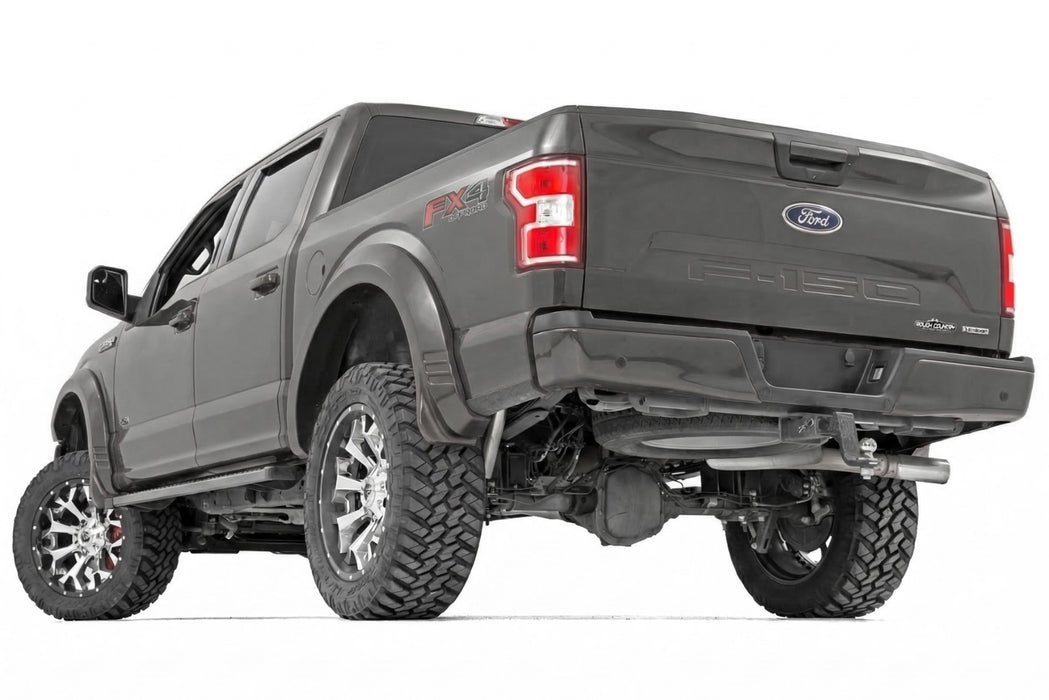 Rough Country Fender Flares, SF1, J7 Magnetic Gray, Ford F-150 2WD/4WD (2018-2020), view 4