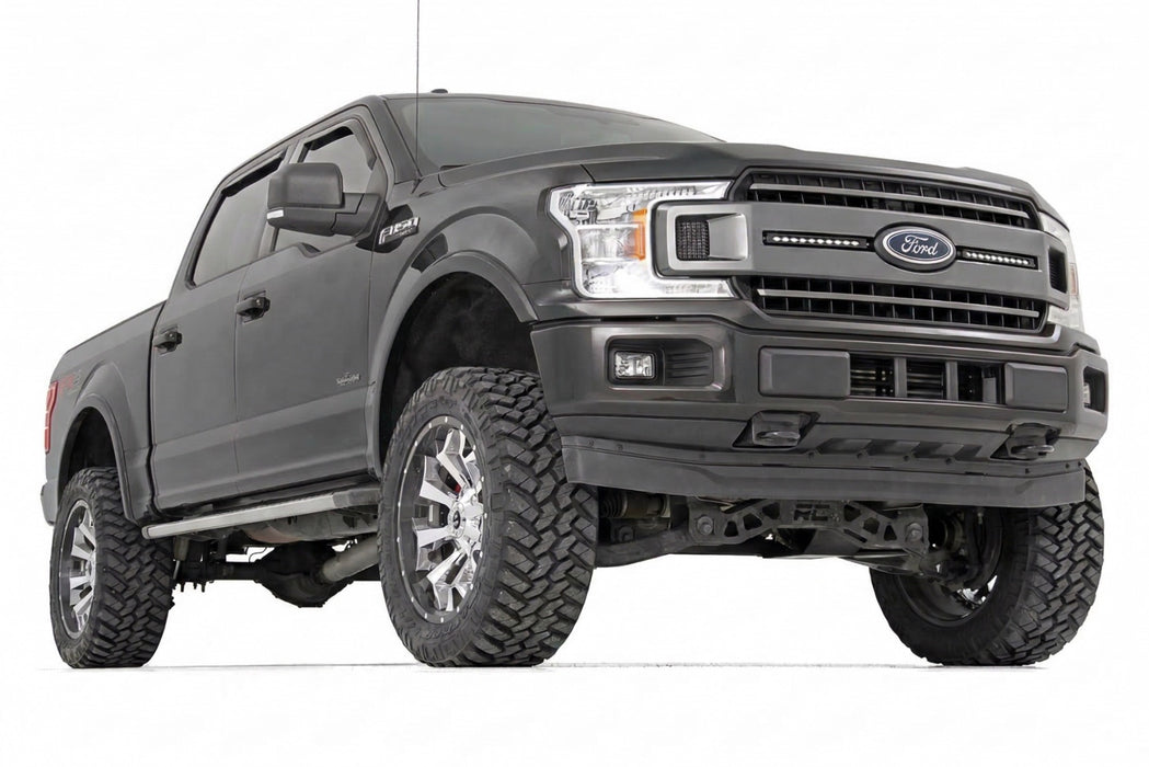 Rough Country Fender Flares, SF1, J7 Magnetic Gray, Ford F-150 2WD/4WD (2018-2020), view 3
