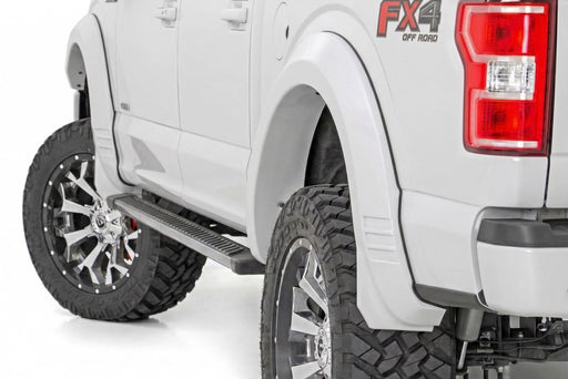 Rough Country Fender Flares, SF1, YZ Oxford White, Ford F-150 2WD/4WD (2018-2020), view 2