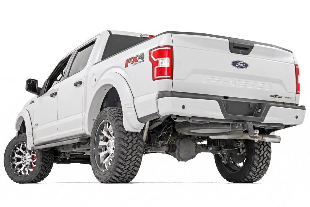 Rough Country Fender Flares, SF1, Z1 Oxford White, Ford F-150 2WD/4WD (2015-2017), view 4