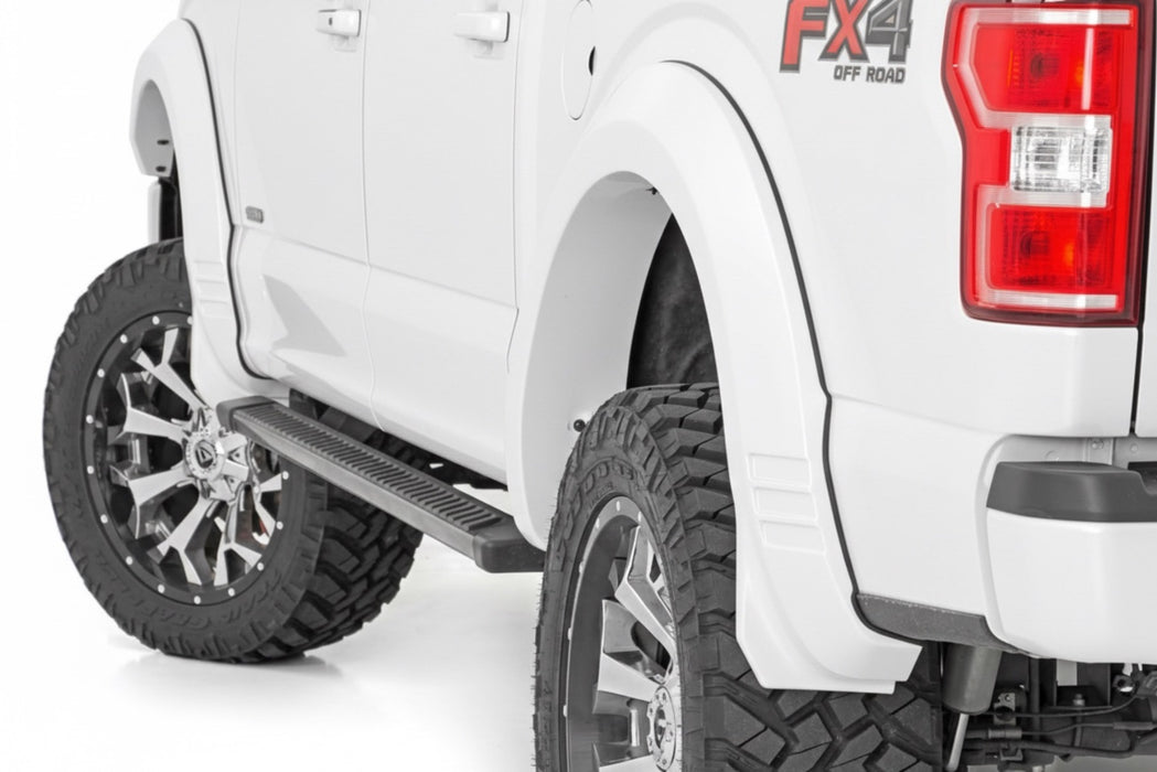 Rough Country Fender Flares, SF1, Z1 Oxford White, Ford F-150 2WD/4WD (2015-2017), view 2