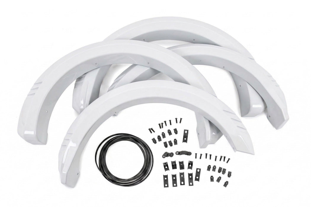 Rough Country Fender Flares, SF1, Z1 Oxford White, Ford F-150 2WD/4WD (2015-2017), view 5