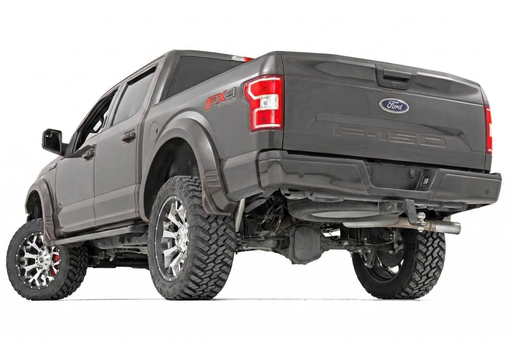 Rough Country Fender Flares, SF1, TB Real Steel, Ford F-150 2WD/4WD (2015-2017), view 4