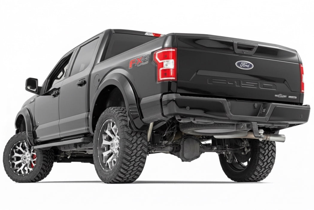 Rough Country Fender Flares, SF1, UH Tuxedo Black Metallic, Ford F-150 2WD/4WD (2018-2020), view 4
