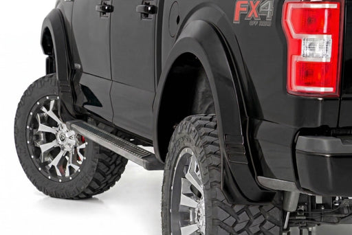 Rough Country Fender Flares, SF1, UH Tuxedo Black Metallic, Ford F-150 2WD/4WD (2018-2020), view 2
